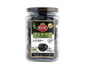 Černé olivy - GURME Yağlı Sele Siyah Zeytin S-XS ECE 450g - www.turecky-sen.cz