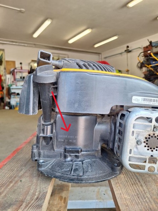 Identifikace motorů Briggs and Stratton