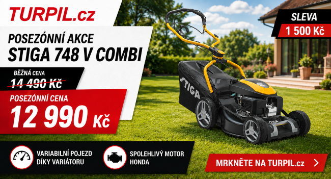 Posezónní akce - Sekačka Stiga 748 V-Honda