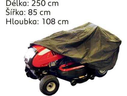 Nadkrývací plachta pro zahradní traktory