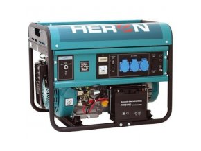 elektrocentrála benzínová 13HP, pro svařování, elektrický start, 5,5kW, HERON MB-8896115
