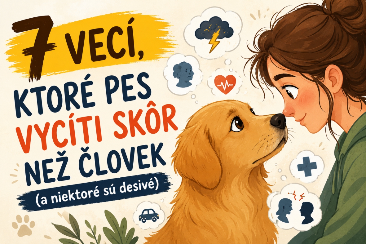 7 vecí, ktoré pes vycíti skôr než človek (a niektoré vás poriadne prekvapia)
