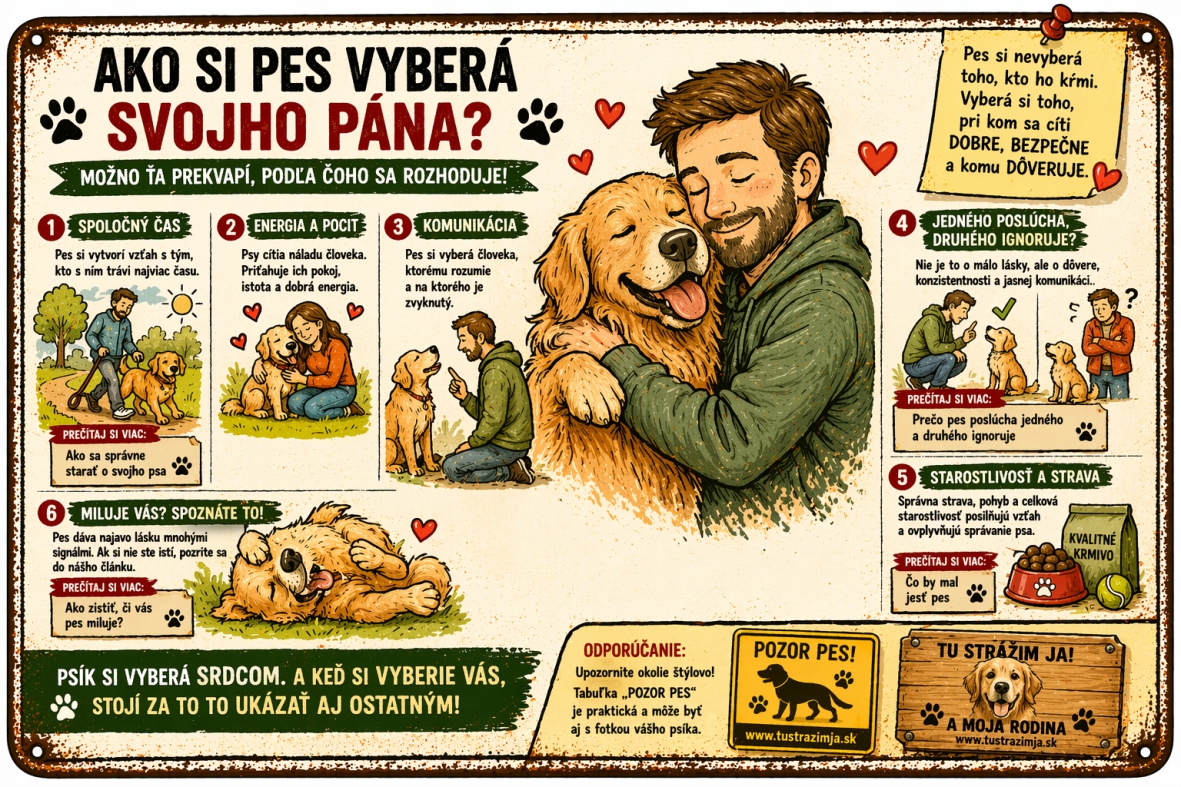 Ako si pes vyberá svojho pána?