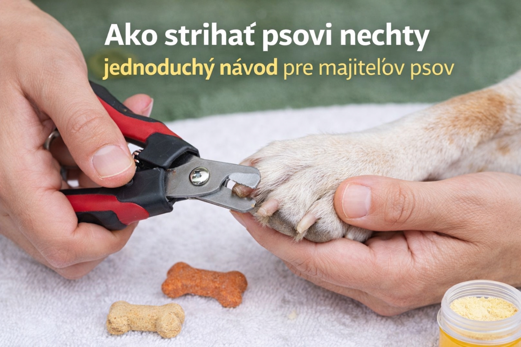 Ako strihať psovi nechty – praktický návod pre majiteľov psov
