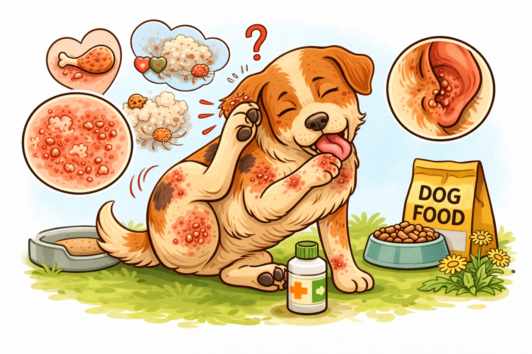 Alergia u psa: príznaky, ktoré si často pomýliš s iným problémom