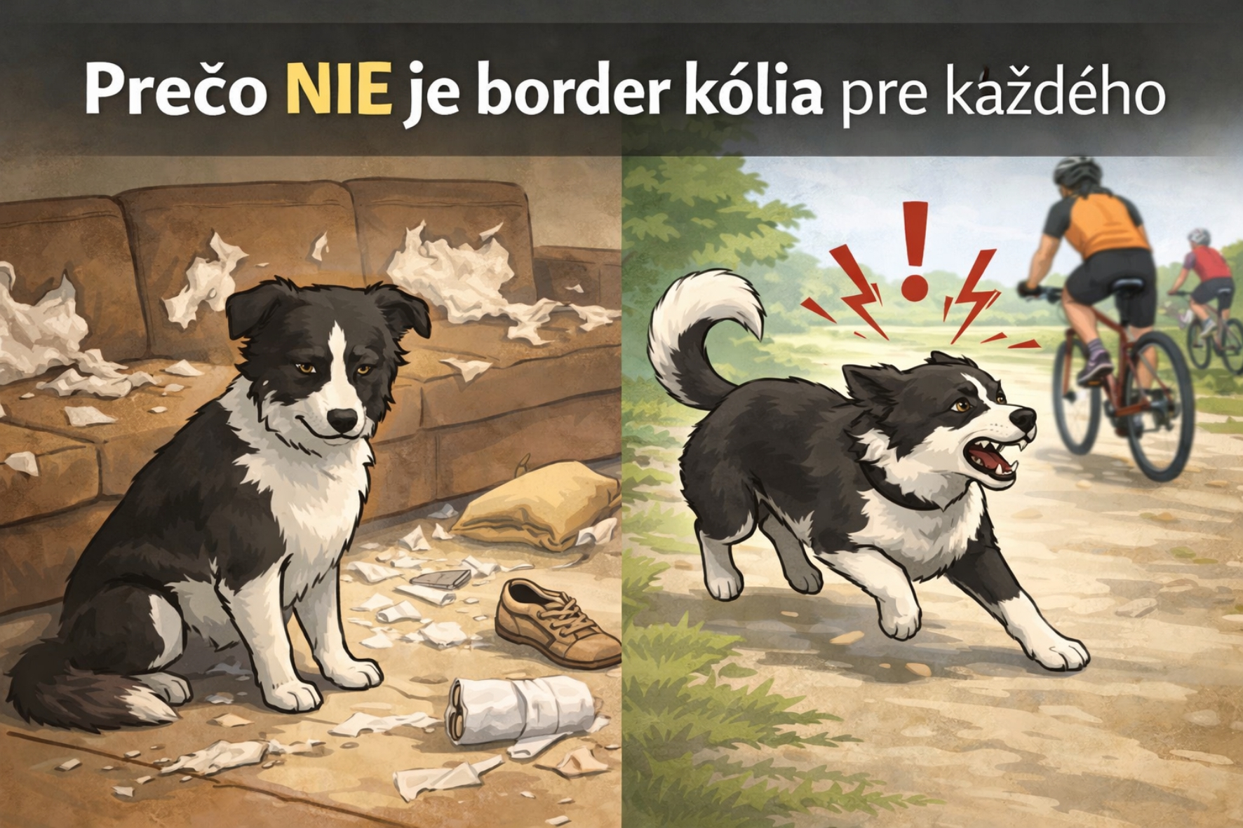 „Prečo NIE je border kólia pre každého“