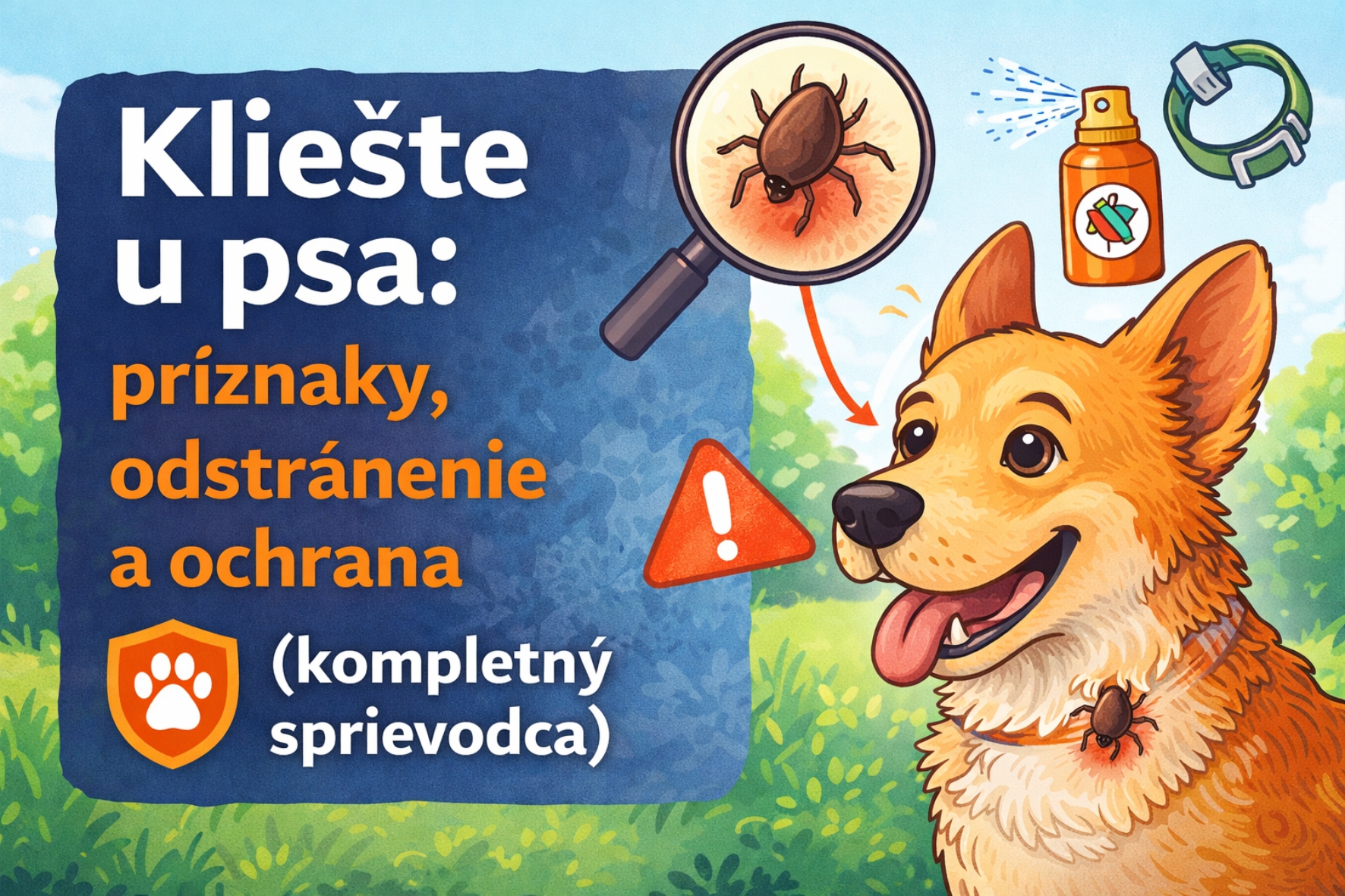 Kliešte u psa: príznaky, odstránenie a ochrana (kompletný sprievodca)