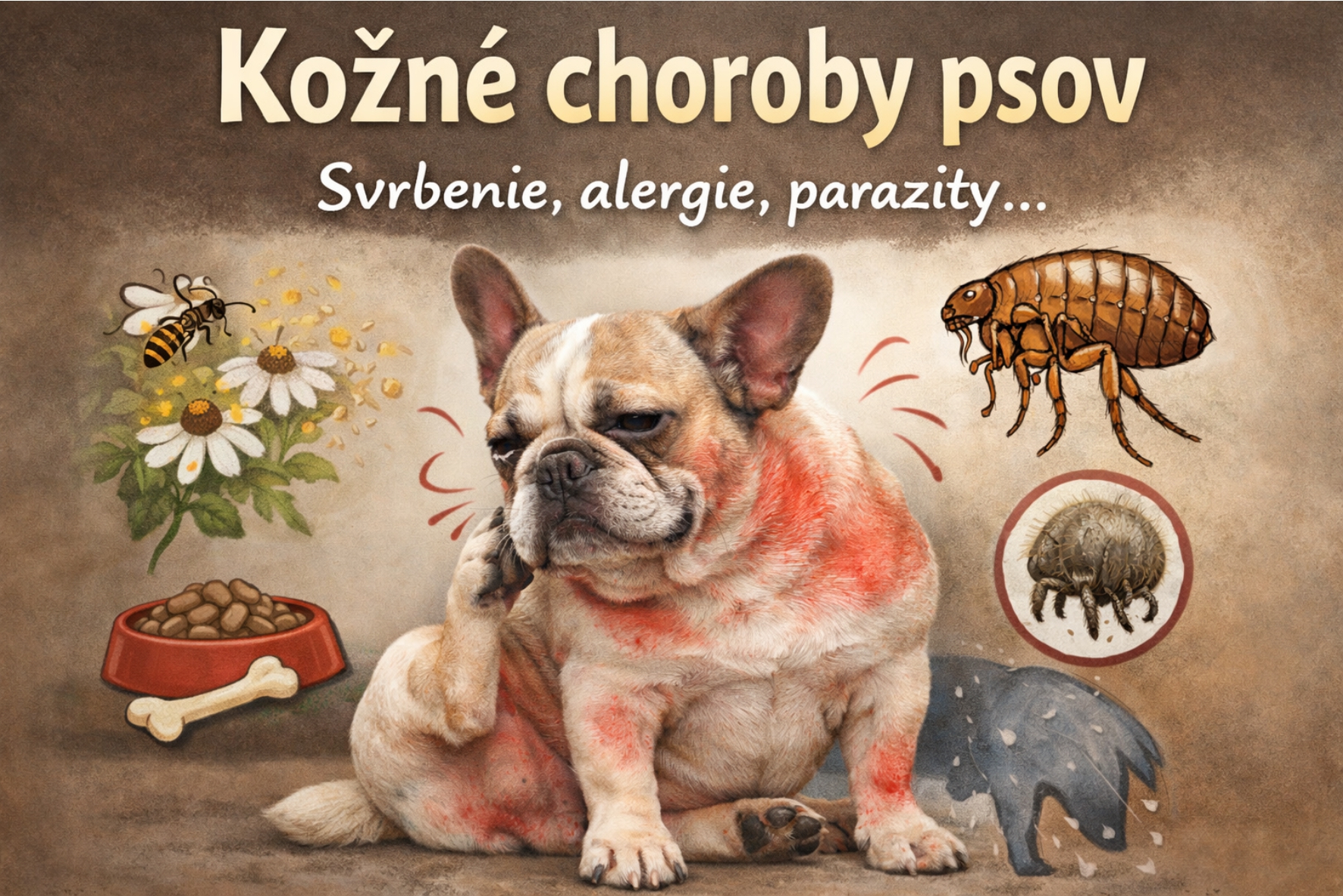 Kožné choroby psov: ako ich spoznať a ktoré plemená sú najviac ohrozené