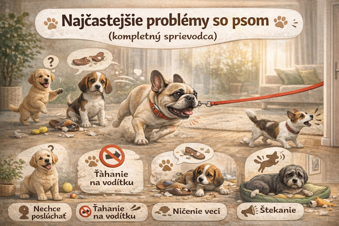 Najčastejšie problémy so psom (kompletný sprievodca)