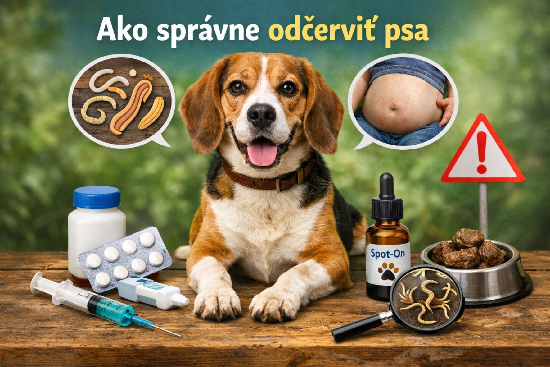 Ako správne odčerviť psa