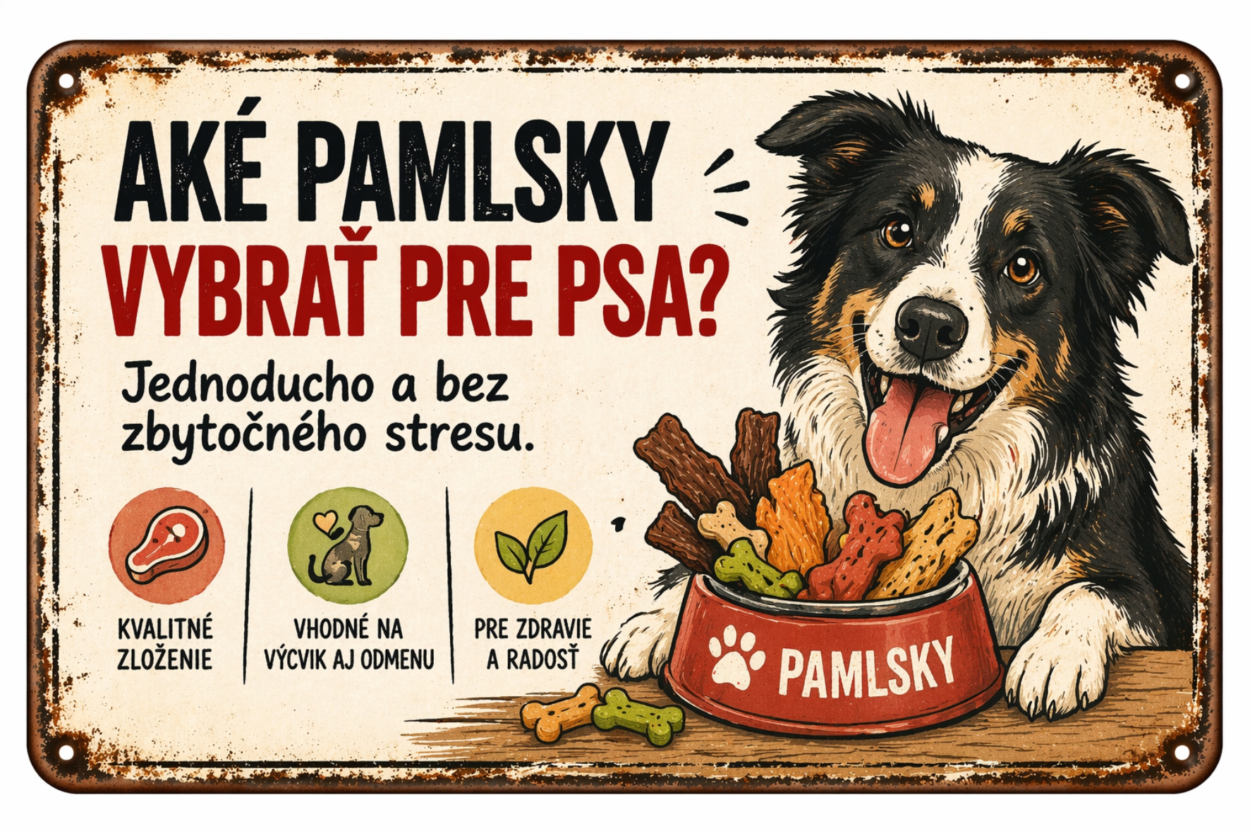 Aké pamlsky vybrať pre psa? Jednoducho a bez zbytočného stresu