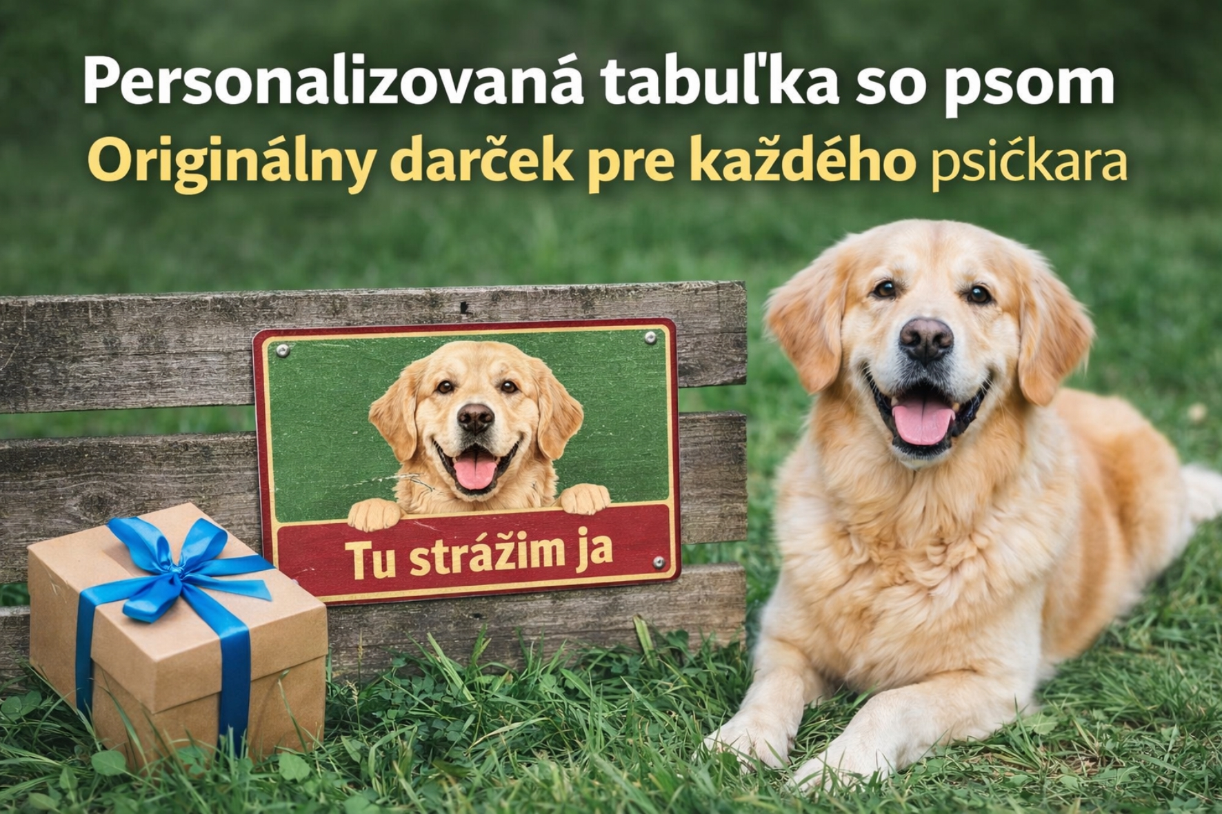 Personalizovaná tabuľka so psom – originálny darček pre každého psíčkara