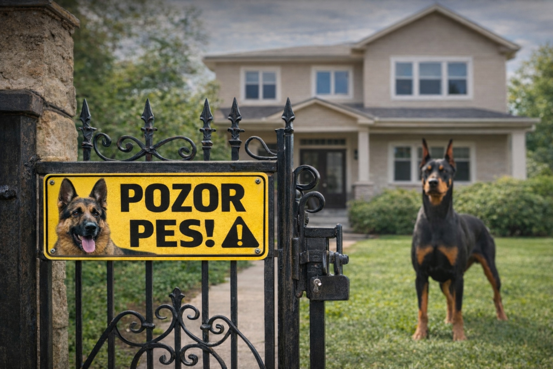 Ako označiť pozemok so psom (správne a bezpečne)