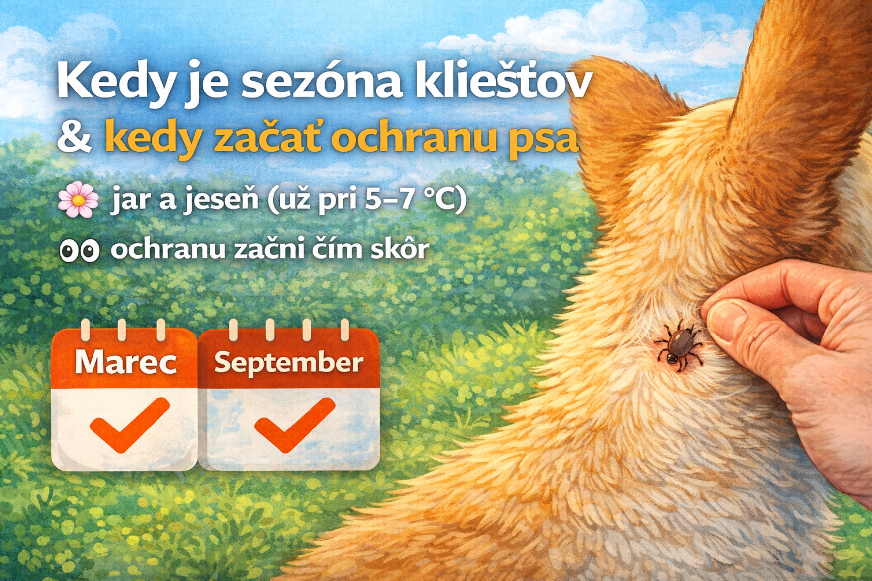 Kedy je sezóna kliešťov a kedy začať ochranu