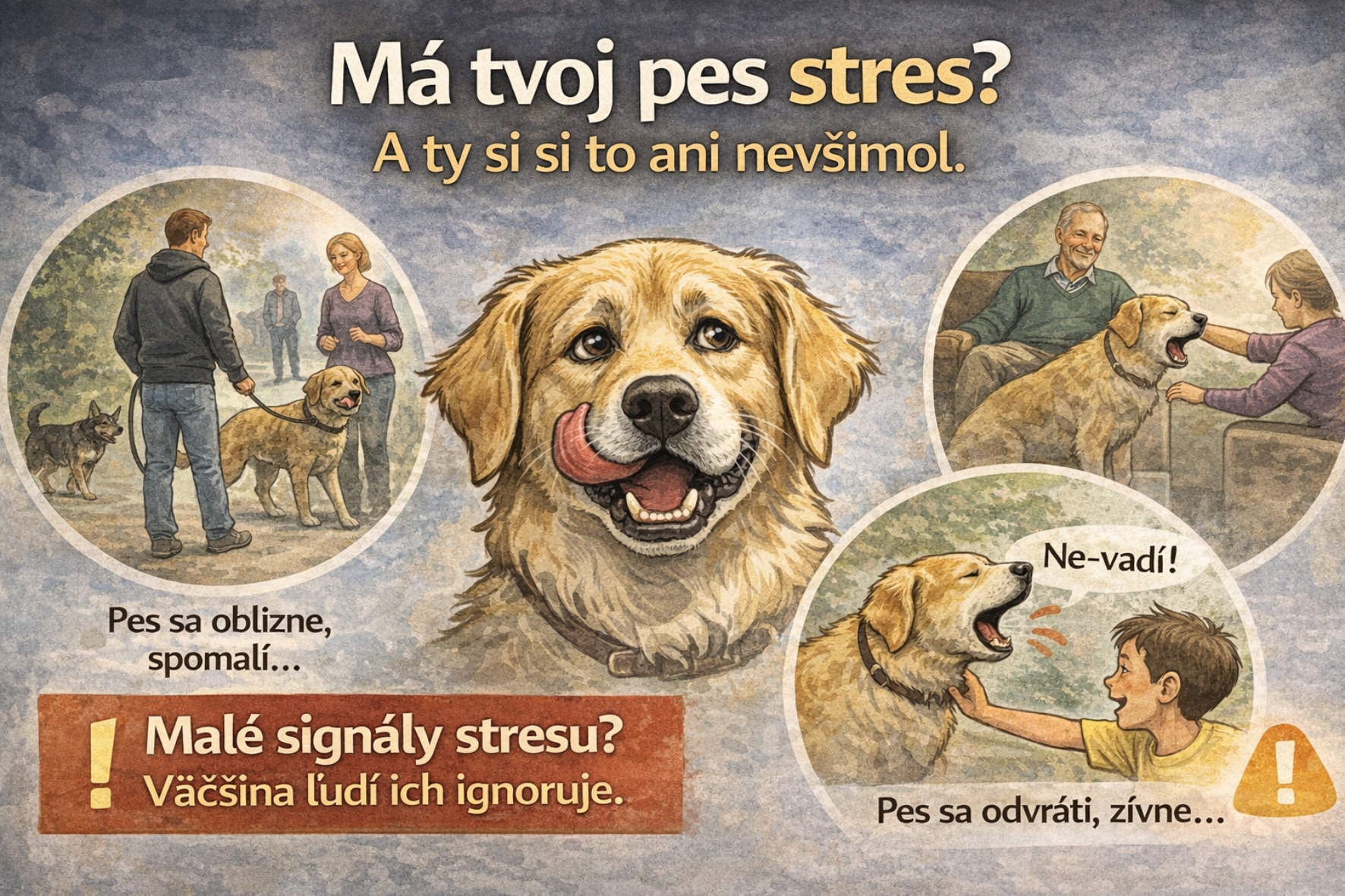 Prečo je tvoj pes nervózny (a ty si si to ani nevšimol)