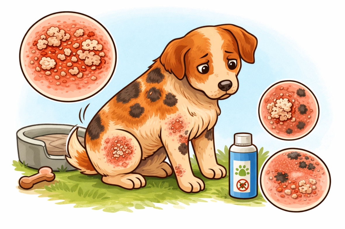 Plesne u psa: ako ich spoznať a prečo ich netreba podceniť