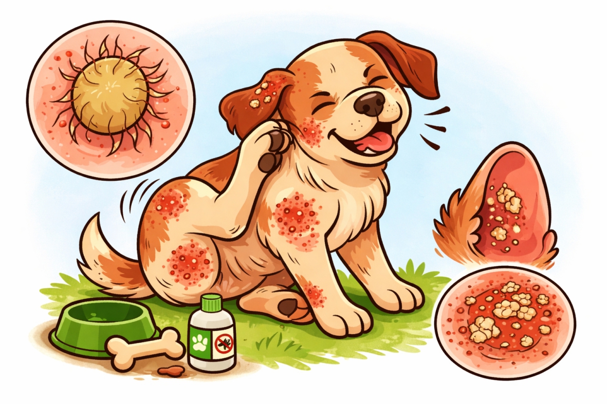 Svrab u psa: príznaky, ktoré by si nemal ignorovať