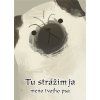 Plastová tabuľka Pozor pes – Mops | Tu strážim ja (meno psa)  Doplnok: personalizovaná tabuľka | tabuľka so psom