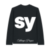 Big letters long sleeve back