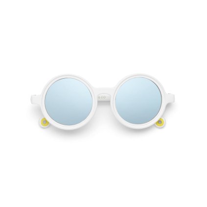 Dětské kulaté sluneční brýle Classic - Olivio / Shark White | Olivio & Co