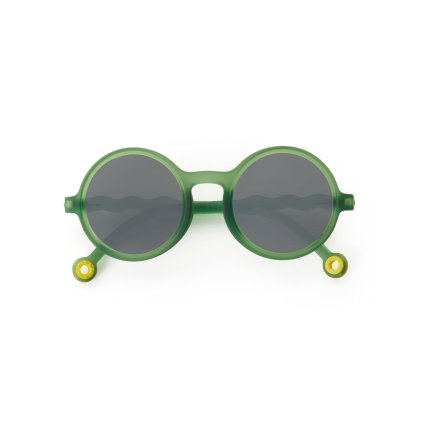 Dětské kulaté sluneční brýle Classic - Olivio / Olive Green | Olivio & Co