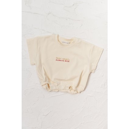 Never Naughty Tshirt Romper