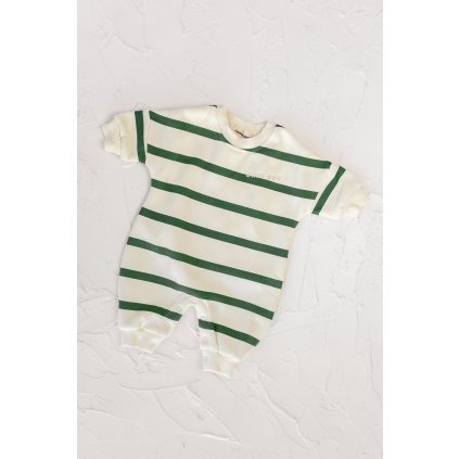 Lounge Suit - Green Stripe