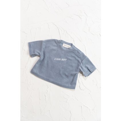 Terry Toweling Tee - Blue