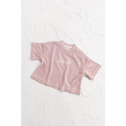 Terry Towelling Tee - Dusty Rose