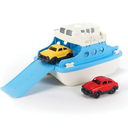 Trajekt modro-bílý s autíčky | Green Toys