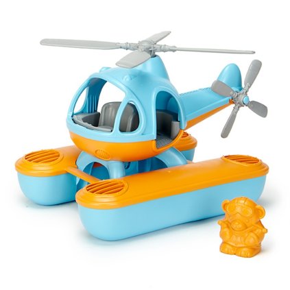 Vrtulník hydroplán modrý | Green Toys