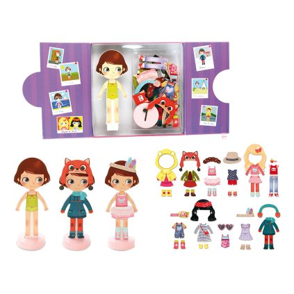 Magnetické oblékací puzzle Chloe | Vilac