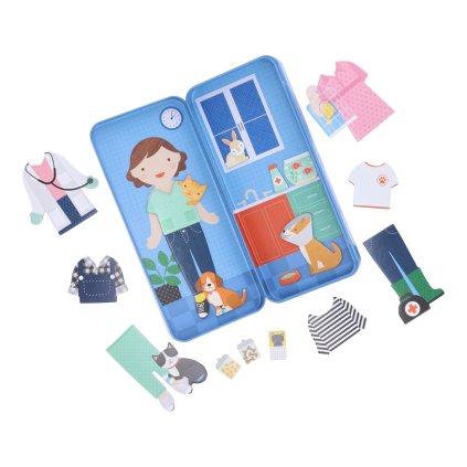 Magnetické puzzle Veterinářka | Petit Collage