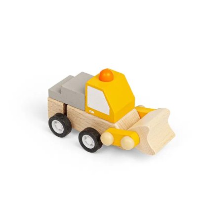 Natahovací stavební autíčko Bagr | Bigjigs Toys