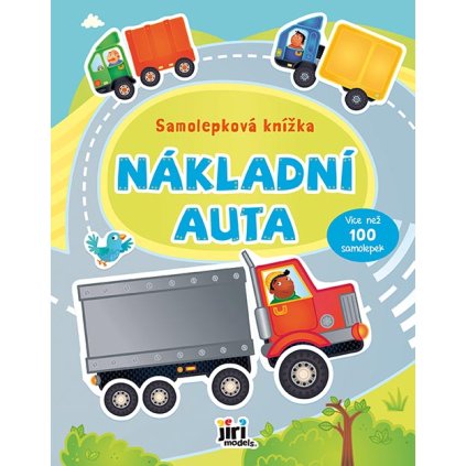 Samolepková knížka Nákladní auta Jiri Models