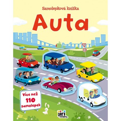 Samolepková knížka Auta Jiri Models