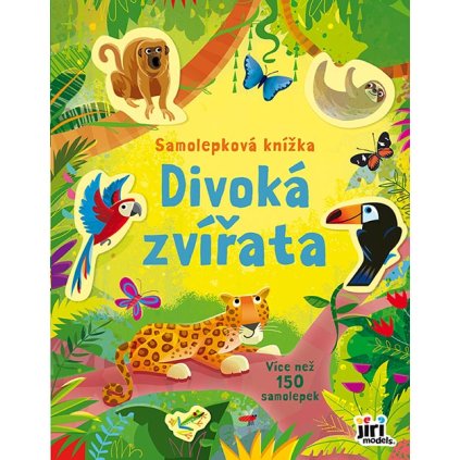 Samolepková knížka Divoká zvířata Jiri Models