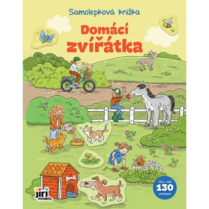 Samolepková knížka Domácí zvířátka Jiri Models