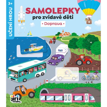 Samolepky pro zvídavé děti Doprava Jiri Models