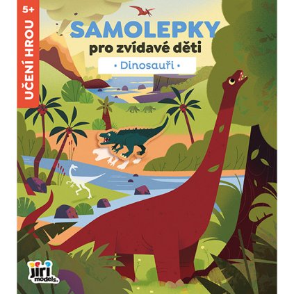 Samolepky pro zvídavé děti Dinosauři Jiri Models