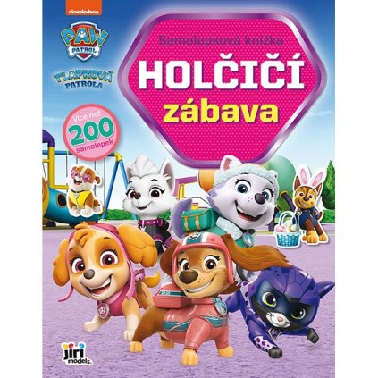 Velká samolepková knížka Zábava s Tlapkovou Jiri Models