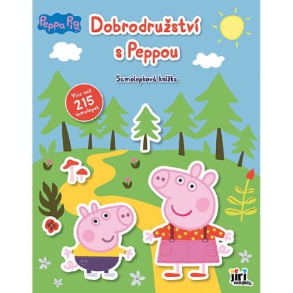 Velká samolepková knížka Dobrodružství s Peppou Jiri Models