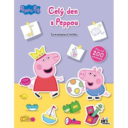 Velká samolepková knížka Celý den s Peppou  Jiri Models