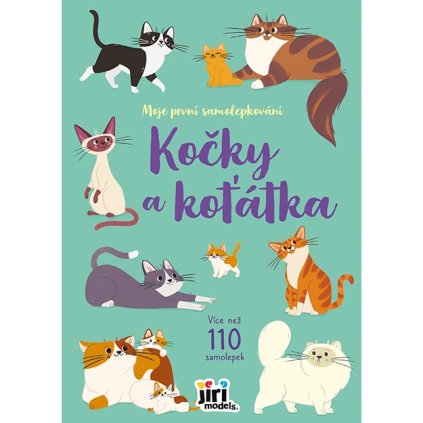 Moje první samolepkování Kočky a koťátka  Jiri Models