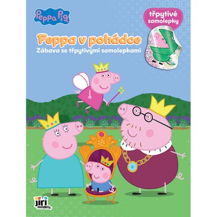 Zábava se třpytivými samolepkami Prasátko Peppa  Jiri Models