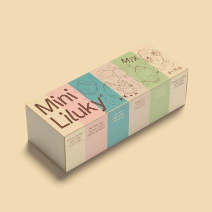 Mini Liluky MIX (degustační) 6x25 g