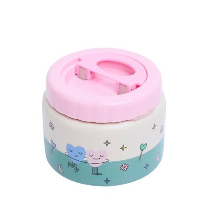 Dětská termoska na potraviny Tančící srdce 350ml | The Cotton Cloud