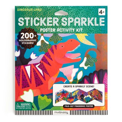MP StickerSparkleKit DinosaurLand CVR 9780735384460 SHOPTET