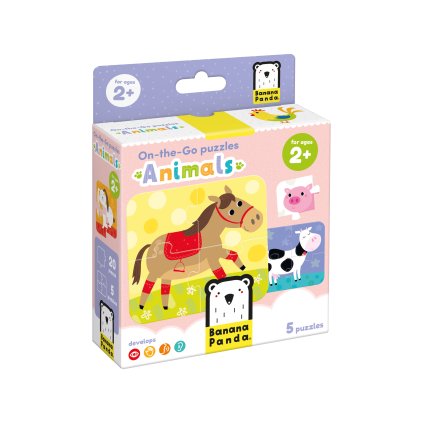Zvířata - cestovní puzzle 2+ | Banana Panda