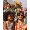 Kulaté sluneční brýle - Flower Stall / Rock Rose | Olivio & Co